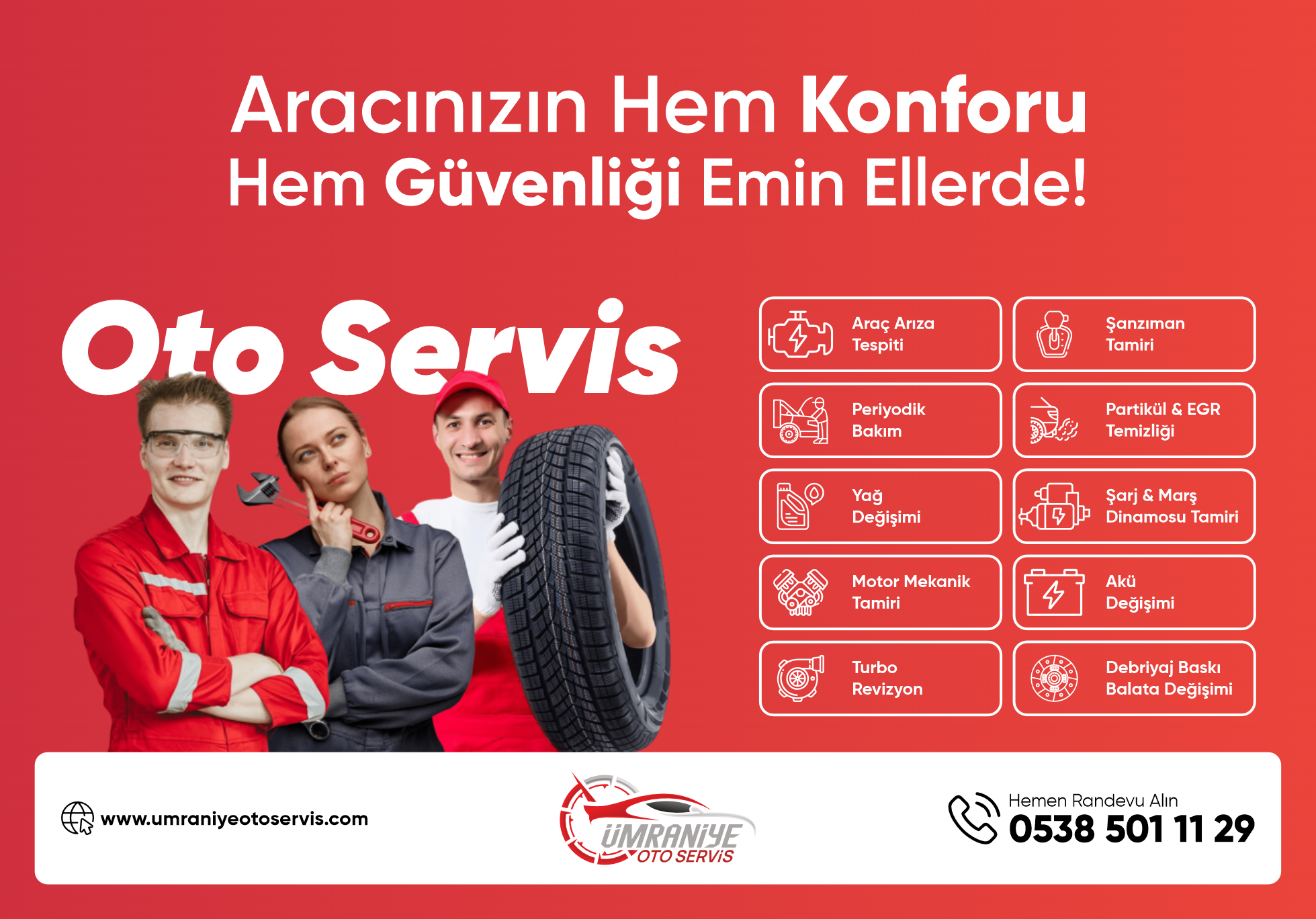 Oto Servis - Oto Tamir Ümraniye